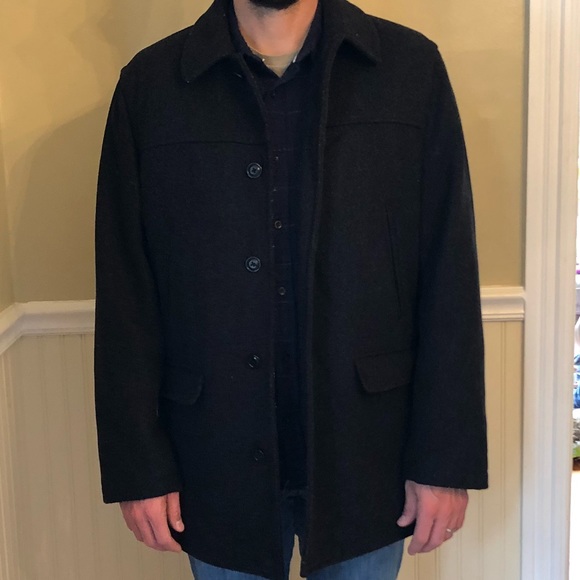 JCrew Men’s size L Wool University Coat - Picture 1 of 5